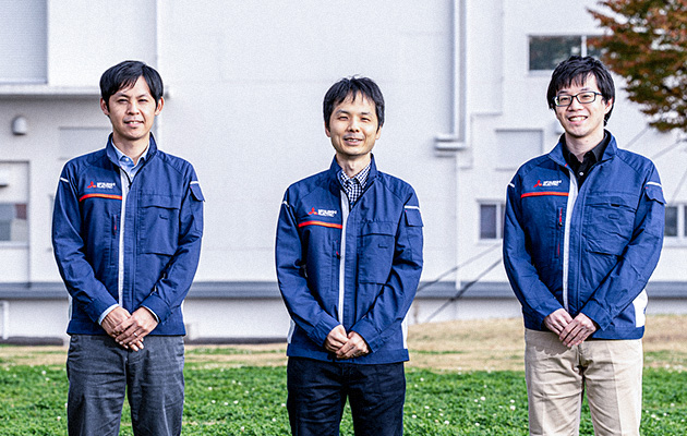 吉田さん、越川さん、備海さんの写真